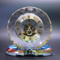 Top Grade Decorate Oval Crystal Clock Desk Clock